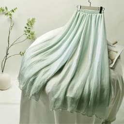 New Women's Chiffon Pants 2025 Spring Autumn Casual High Waist Ladies Wide-leg Trousers Fashion Personality Femme Skirt Pant