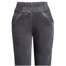 Women's Thiened Lamb Velvet Casual Pants Autumn Winter Loose Fce Lined Thi Corduroy Outerwear Large Size Warm Cotton P...