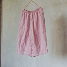 100% Linen Women Casual Calf-length Pants New Arrival 2025 Summer Vintage Style Loose Comfortable Female Wide Leg Pants M989