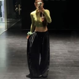 Women Men Y2K Snake Rhinestone Wide Leg Pants Casual High Waist Baggy Sweatpants Streetwear