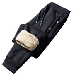 Women's Fleece Lined Thickened Casual Pants High Waist Harlan Pants Korean Style Pocket Elements Warm Loose Trousers