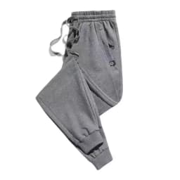 Women's Fleece Lined Thickened Casual Pants High Waist Harlan Pants Korean Style Pocket Elements Warm Loose Trousers