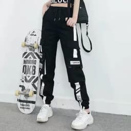 Joggers Womens Casual Sports Sweatpants Girls Hip Hop Streetwear Female Fashion Jogging Lasies Plus Size S-5XL Cargo Trousers