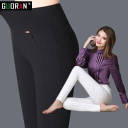 2022 winter warm Women Pencil Pants Candy Color High elasticity Female Skinny pants female trousers Leggings clothes S-6XL