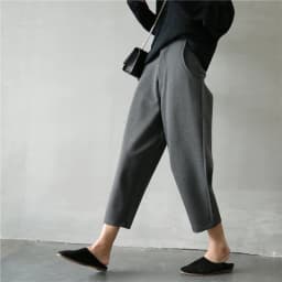High Waist Pure Color Casual Pants Women's Loose Fit Harmon Style Korean Version Trendy Nine Point Length Leg Shaping Boning ...