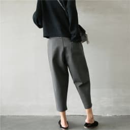 High Waist Pure Color Casual Pants Women's Loose Fit Harmon Style Korean Version Trendy Nine Point Length Leg Shaping Boning ...