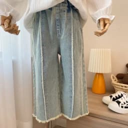 Spring Autumn New Women's Baby Pants Straight Leg Loose Wide Leg Jeans Children's Casual Trousers Versatile Comfortable Fit