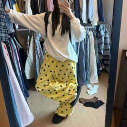 MEXZT Polka Dots Fleece Sweatpants Women Streetwear Baggy Joggers Y2K Harajuku Print Wide Leg Pants Winter Casual Trousers New