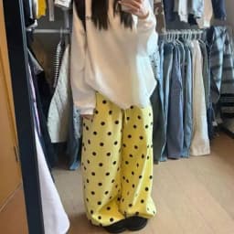 MEXZT Polka Dots Fleece Sweatpants Women Streetwear Baggy Joggers Y2K Harajuku Print Wide Leg Pants Winter Casual Trousers New