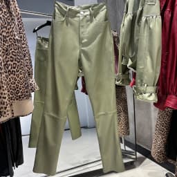 YOLOAgain 2025 Autumn Suede Pants Women Real Leather Straight Trousers Female