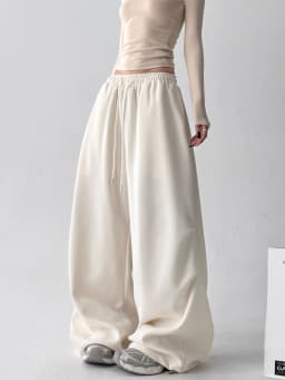 Women's Red Sweatpants Baggy Joggers Sports Dance Pants Harajuku Japanese 2000s Style Vintage Y2k Oversize Trousers Autumn 2025