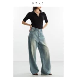 A Must-Have for Pear-Shaped Figures~ High-Waisted Casual Jeans, Cotton and Linen Wide-Leg Pants That Cover the Body, Women's Long Pants, New Spring 2026 Style