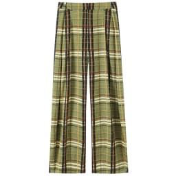 HXAO Plaid Baggy Pants Women's Pants Autumn 2025 Ladies Fashion Oversize High Waist Trousers Elegant Wide Leg Street Wear Pants