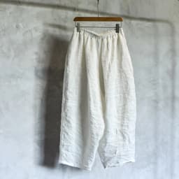 Women Loose Causal Ramie Wide Leg Autumn Pants Ladies Retro Solid Ramie Calf Length Pants Female 2026 Vintage Harem Trousers
