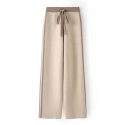 Cashmere Straight Leg Pants Children's New 2024 Hot Selling Autumn and Winter New Wool Women's Wide Leg Pants High Waist
