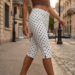 Women Capri Pants Low Waist Stripes/Solid Color 3/4 Leggings for Daily Wear Fitness Workout Casual
