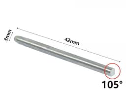 Tungsten Steel Engraving Knives Jewelry Pneumatic Carving Accessories Spatula Triangle Graver Metal Blades DIY Making Tools