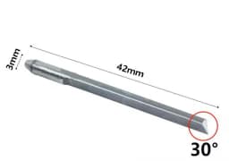 Tungsten Steel Engraving Knives Jewelry Pneumatic Carving Accessories Spatula Triangle Graver Metal Blades DIY Making Tools