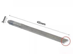 Tungsten Steel Engraving Knives Jewelry Pneumatic Carving Accessories Spatula Triangle Graver Metal Blades DIY Making Tools