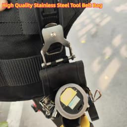 High Quality Stainless Steel Tool Belt Bag - Rotating Hook Modification Accessories for Buckle