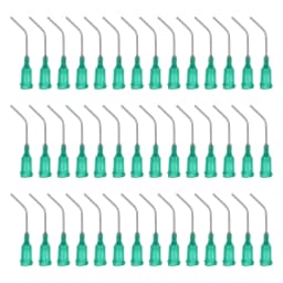 60pcs Blunt Tip Dispensing Needles 18G 19G 20G 22G 23G 24G 26G 27G 1" Bent Needle for Liquid with Luer