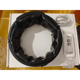 Remote Control Compression Latex Inflatable Electric Collar Type C Charging LED Fluorescent Color Changing