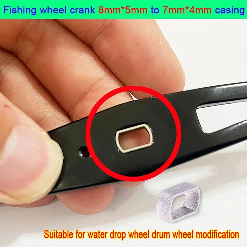 Fishing Reel Handle Accessory Bait Casting Reel Handle Shaft Hole Size Adjustment Part For Casting Fishing Reels