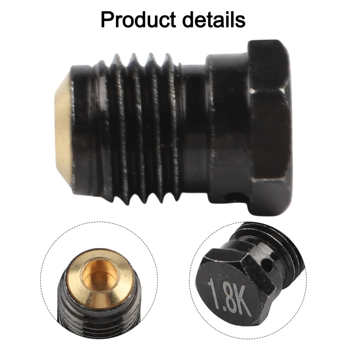 Burst Disk Set for HPA Tank Regulator 1.8K 3K 5K 6K 7.5K Pressure Release Component for High Pressure Air Systems