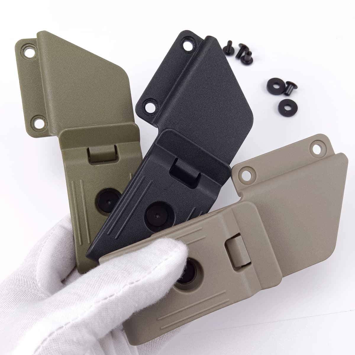 1piece Rotatable KYDEX Sheath Waist Clip Scabbard Clip Sheath Accessories Outdoors Carry KYDEX Sheath Tool with Two Set Screws