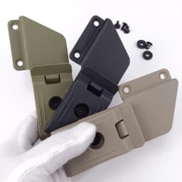 1piece Rotatable KYDEX Sheath Waist Clip Scabbard Clip Sheath Accessories Outdoors Carry KYDEX Sheath Tool with Two Set Screws