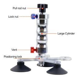 Vacuum Pump Glue Dispenser Stainless Steel Auto Glass Repair Tool Auto Windshield Repair Glass Repair