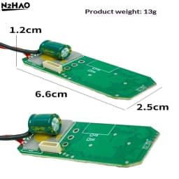 1Pcs Metal Handheld Drill Drive Board Controller 21V/12V Brushless Lithium Drill Control Board Power Tool Accessories
