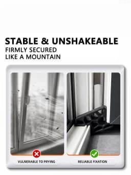 iLMH Heavy Duty Door Stopper, Non-Slip Balcony Window Door Wedge, Super Strong Load Capacity, Easy Install for Home Office