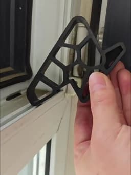 iLMH Heavy Duty Door Stopper, Non-Slip Balcony Window Door Wedge, Super Strong Load Capacity, Easy Install for Home Office