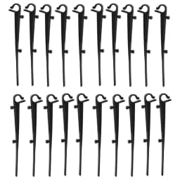 20pcs Gutter Clip Gutter Brush Clips Maintain Clean Gutters Plastic Fixing Clips Drain Guttering Cover Net Ground Nail 