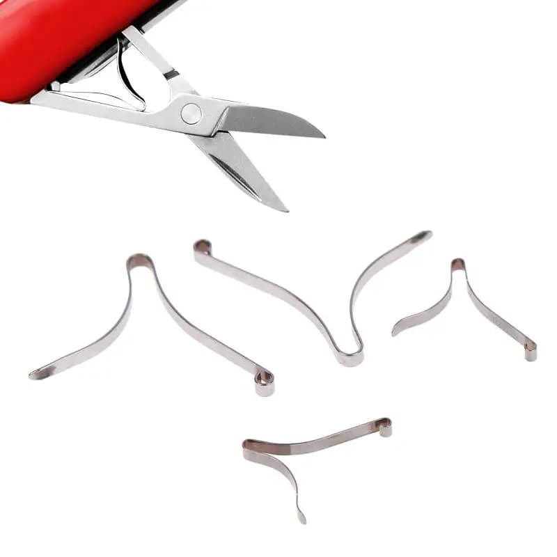 1/2Pcs Scissors Accessories Clip Spring For 58mm 91mm Knife 301 Stainless Steel Spring