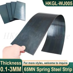 Thick 0.1-3mm 65MN Spring Steel Strip Quenched Manganese Steel Belt Spring Steel Sheet Steel Plate Customizable