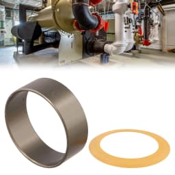 1Set Pump Piston Ring Oil-Free Mute Air Compressor Cylinder Replacement For 550/600/1500/1600W Pneumatic Parts