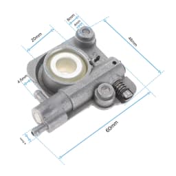 2Pcs/set CS350 Oil Pump With Worm for ECHO CS260 CS270 CS271 CS280 CS320 CS351 CS355T 16" 3600 CHIANSAW 36CC CHAIN SAW Parts