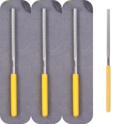 Ultra-fine Diamond Cylindrical File 1.0/1.2/1.5/2.2/3.8/4.8/5.8mm Diameter Reaming File Grinding Tool Jade Alloy Assorted File