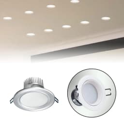 10PCS Steel Springs Metal Clamps For Led Downlight Panel Light Ceiling Light Spring Circlip With Rubber Sleeve Lighting