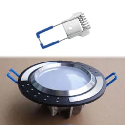 10PCS Steel Springs Metal Clamps For Led Downlight Panel Light Ceiling Light Spring Circlip With Rubber Sleeve Lighting