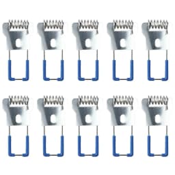 10PCS Steel Springs Metal Clamps For Led Downlight Panel Light Ceiling Light Spring Circlip With Rubber Sleeve Lighting