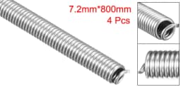 Uxcell 4pcs AC220V 3000W 2500W 1200W Kiln Furnace Heating Coils Heater Wire High Resistance Restring Heating Element Coil 820mm