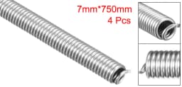 Uxcell 4pcs AC220V 3000W 2500W 1200W Kiln Furnace Heating Coils Heater Wire High Resistance Restring Heating Element Coil 820mm