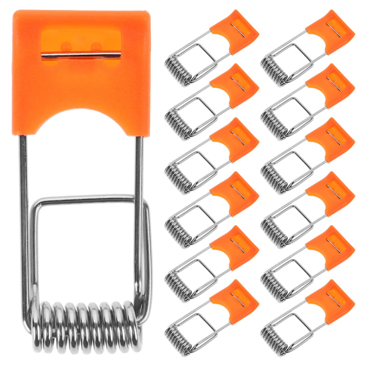 100pcs Spring for Recessed Lighting Orange Snap Downlight Panel Lamp Clamps Ceiling Light Light Securing Clips Accessories