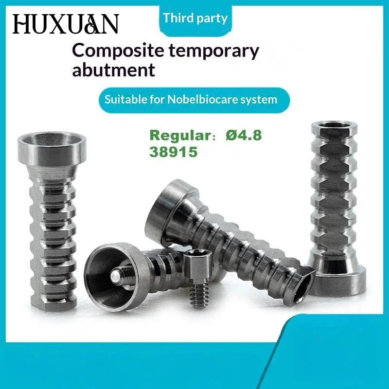 Temporary Cylinder For Multi-unit Abutment Fits Nobel Biocare Prosthetic Screw Retained Abutment