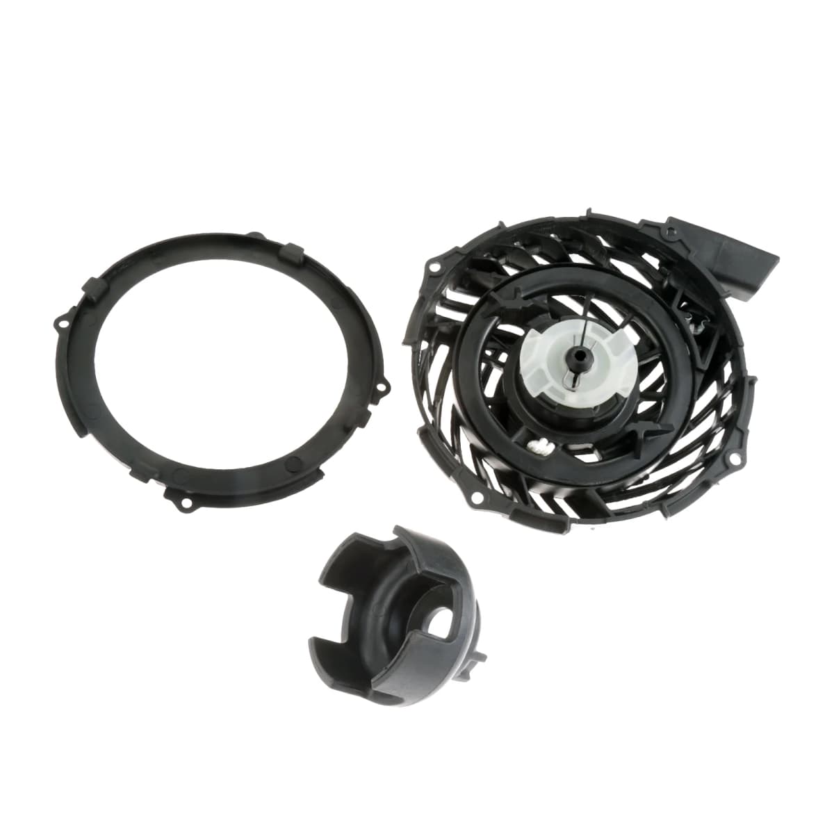 Pull Recoil Starter Assembly with Pulley Cup Kit Fits for Briggs & Stratton Lawn Mowers Replace Number 593959 593960 Garden Tool