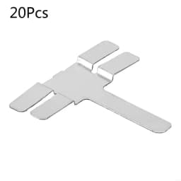 20 Pcs T-shaped Nickel Sheet for Battery Used in Construction Industries R7UB