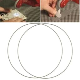 2pcs 5-3/4 Inch Taurus 3.0 and II.2 Ring Saw Stained Glass Replacement Cutting Blade Grit 170